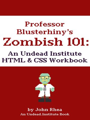 cover image of Professor Blusterhiny's Zombish 101